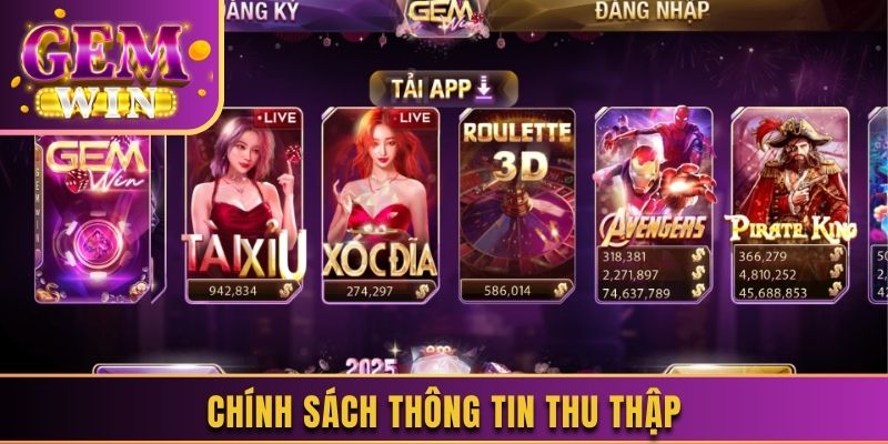 Chính sách thông tin thu thập 